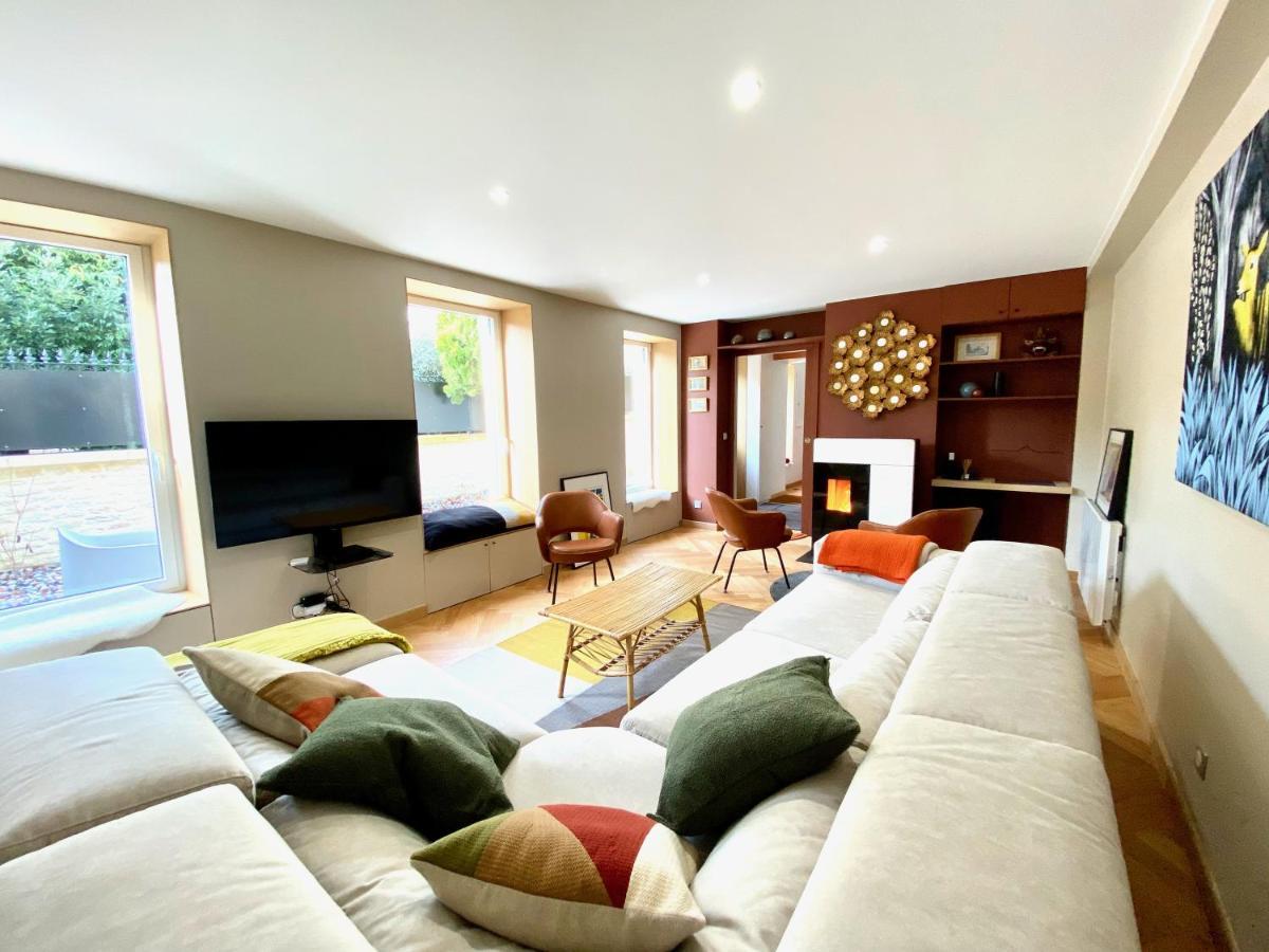 Le Capella, Magnifique Maison Au Calme Avec Garage Caen Exterior photo